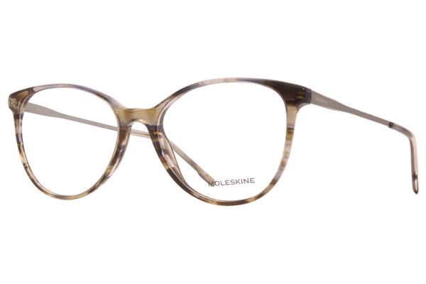  Moleskine MO1115 Eyeglasses Men's Full Rim Round Optical Frame 