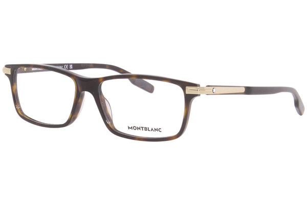  Mont Blanc MB0217O Eyeglasses Men's Full Rim Rectangle Shape 