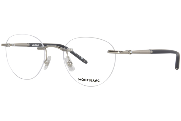  Mont Blanc MB0244O Eyeglasses Men's Rimless Oval Shape 