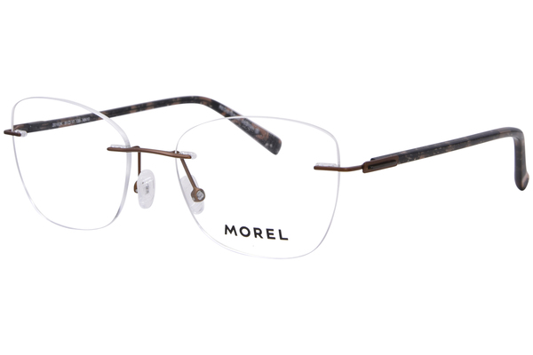  Morel 20162K Eyeglasses Women's Rimless Oval Shape 