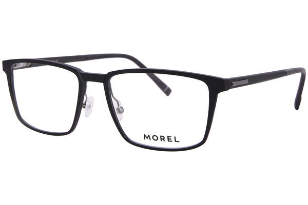  Morel Hallum-4 Eyeglasses Men's Full Rim Rectangle Shape 