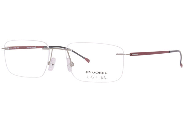  Morel Lightec 30110L Eyeglasses Frame Men's Rimless Rectangular 