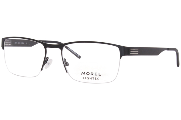  Morel Lightec 30321S Eyeglasses Men's Semi Rim Square Shape 