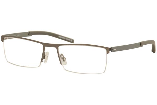  Morel Men's Eyeglasses Lightec 7537L 7537/L Half Rim Optical Frame 