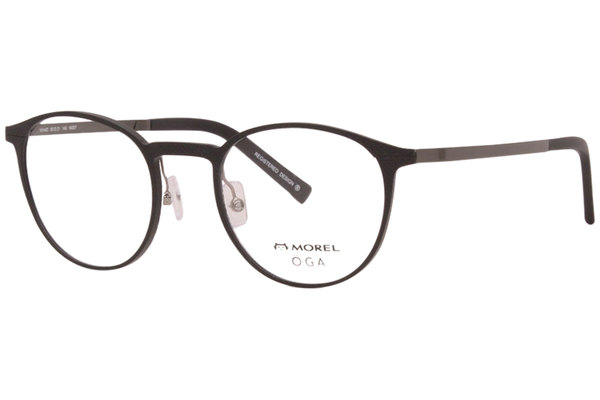  Morel OGA 10144O Eyeglasses Men's Full Rim Round Optical Frame 