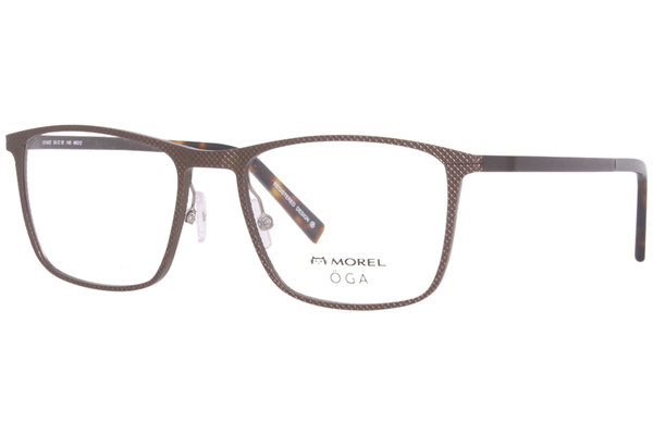  Morel OGA 10145O Eyeglasses Men's Full Rim Square Optical Frame 