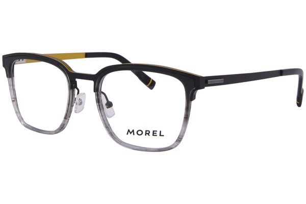  Morel Oga 10199O Titanium Eyeglasses Men's Full Rim Rectangle Shape 