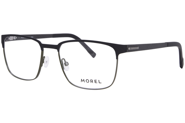  Morel Oga 10213O Eyeglasses Men's Full Rim Rectangle Shape 