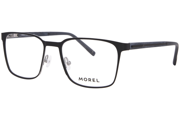  Morel Wodso-4 Eyeglasses Men's Full Rim Rectangle Shape 