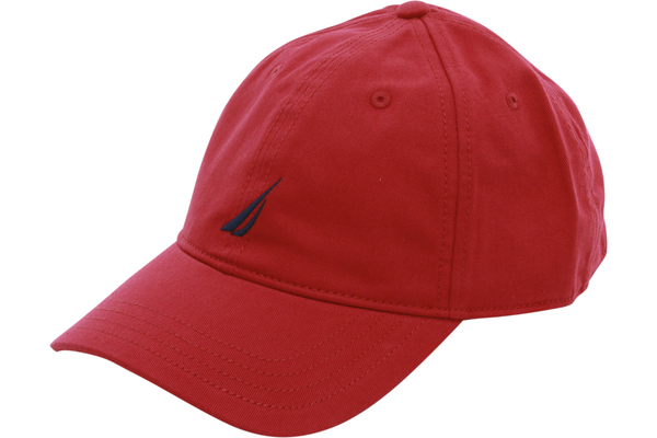  Nautica Anchor J-Class Adjustable Cotton Cap Baseball Hat (One Size Fits Most) 