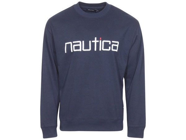  Nautica Men's Logo Pullover Crewneck Sweatshirt 