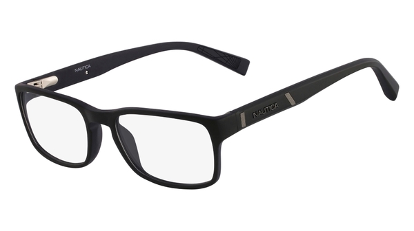  Nautica N8108 Eyeglasses Men's Full Rim Rectangle Shape 