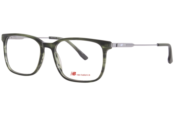  New Balance NB536-1 Eyeglasses Men's Full Rim Rectangle Shape 