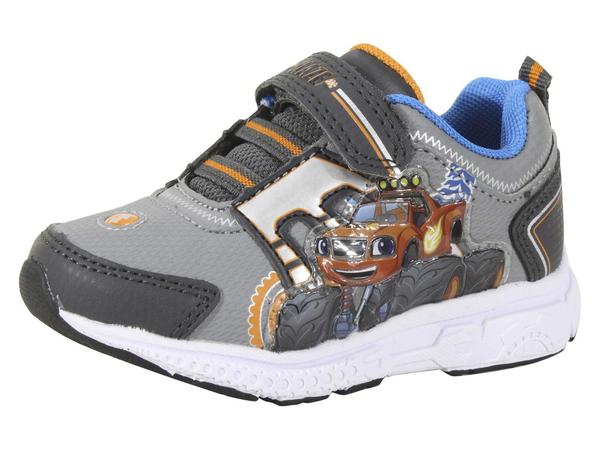  Nickelodeon Toddler/Little Boy's Blaze Tires Light Up Sneakers Shoes 