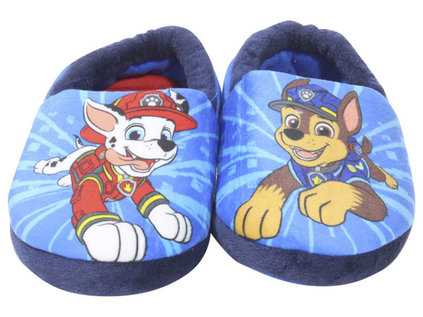  Nickelodeon Toddler/Little Boy's Paw Patrol Fuzzy Slippers 