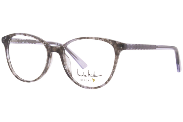 Nicole Miller Hendrix Eyeglasses Women's Full Rim Oval Shape