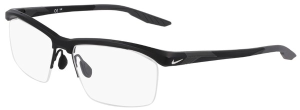  Nike 7402 Eyeglasses Men's Semi Rim Rectangle Shape 