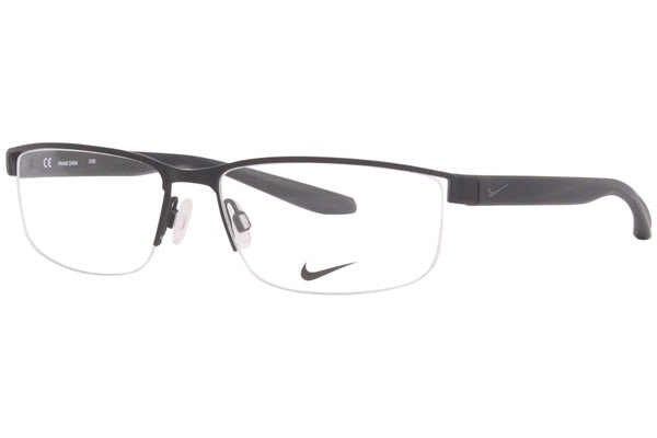  Nike 8172 Eyeglasses Frame Men's Semi Rim Rectangular 