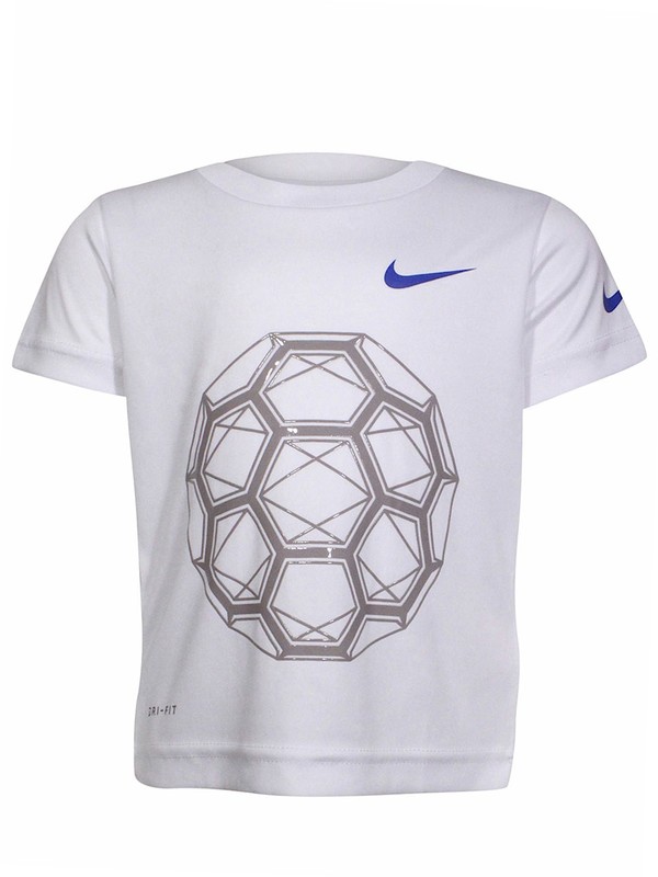 Nike Dri-FIT Geo Soccer Ball T-Shirt Toddler Boy's Short Sleeve Crew Neck