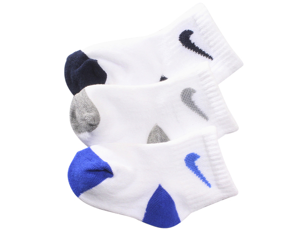  Nike Infant Boy's Pop Color Lightweight Ankle Socks 6-Pairs 