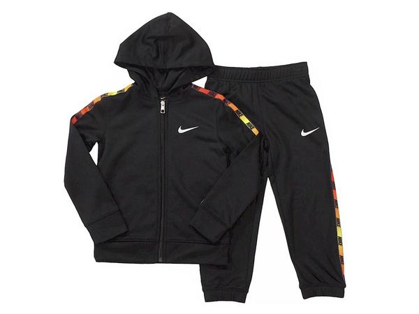  Nike Little Boy's 2-Piece Dri-FIT Therma Logo Tape Hoodie & Pants Set 