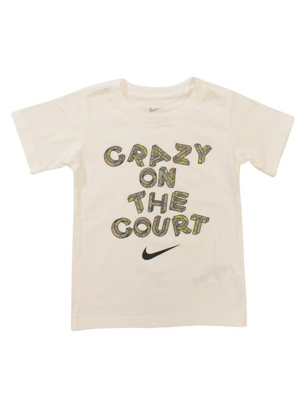  Nike Little Boy's Crazy On The Court Short Sleeve Crew Neck Cotton T-Shirt 