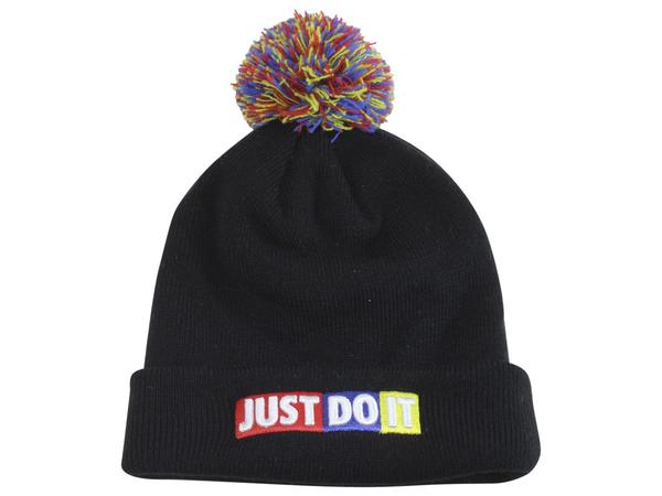 Nike Little Boy's Just Do It Pom Beanie Hat