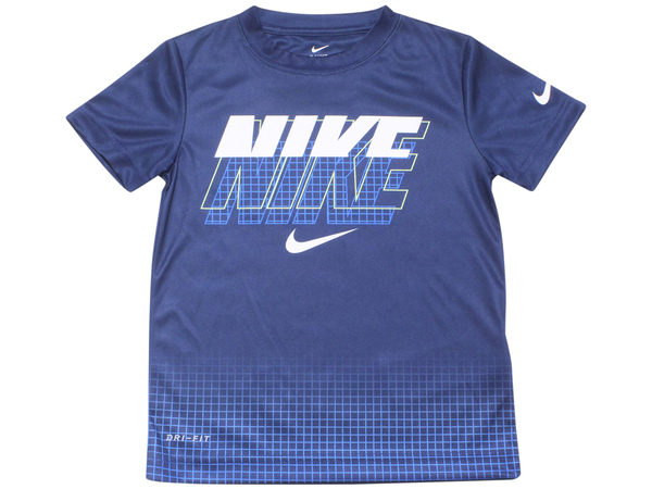 Nike Little Boy's T-Shirt Glow In The Dark Crew Neck Dri-FIT