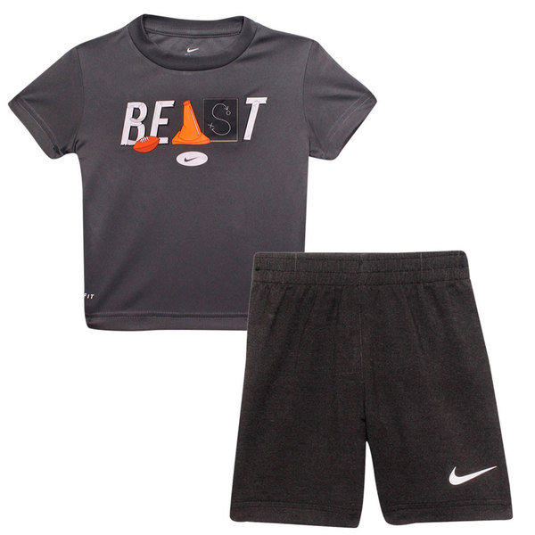  Nike Toddler Boy's T-Shirt & Shorts 2PC Set Dri-FIT Comfort 