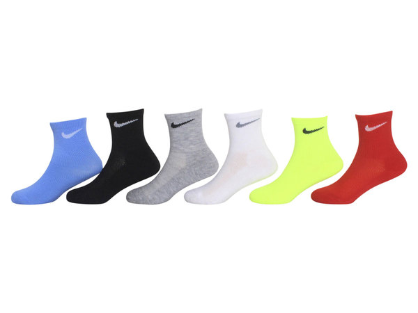  Nike Young Athletes Socks Toddler/Little Kid's 6-Pairs Cushioned Crew 