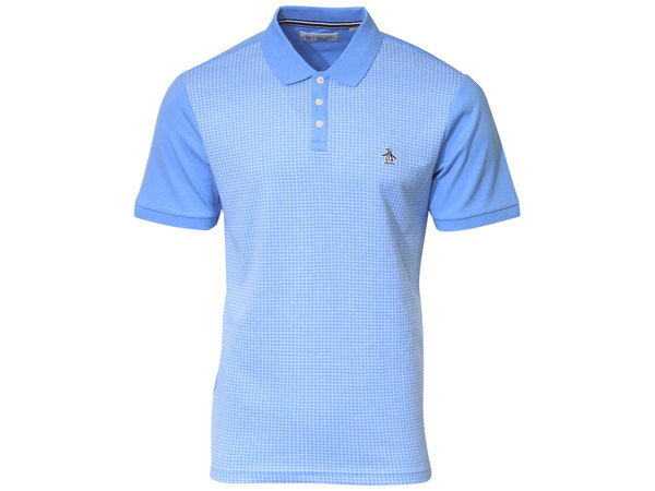  Original Penguin Men's Jacquard Knit Polo Shirt Slim Fit 