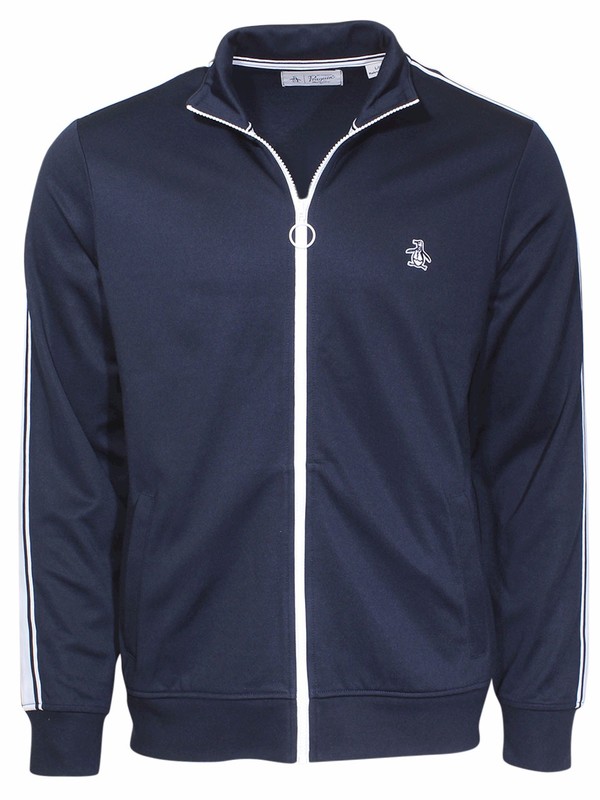  Original Penguin The Earl Track Jacket Men's Zip Front 