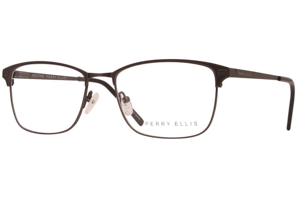  Perry Ellis PE438 Eyeglasses Men's Full Rim Rectangular Optical Frame 