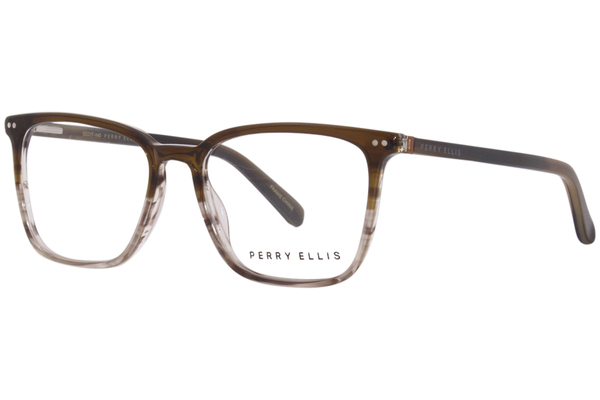 Perry Ellis PE449 Eyeglasses Men's Full Rim Square Shape