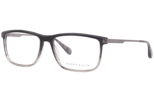  Perry Ellis PE458 Eyeglasses Men's Full Rim Rectangle Shape 