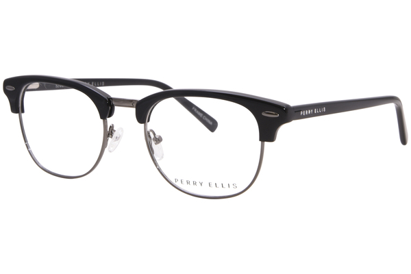  Perry Ellis PE481 Eyeglasses Men's Full Rim Round Shape 