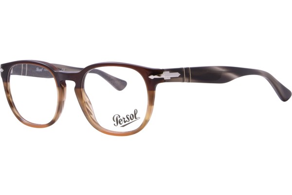  Persol PO3283V Eyeglasses Men's Full Rim Pillow Shape 