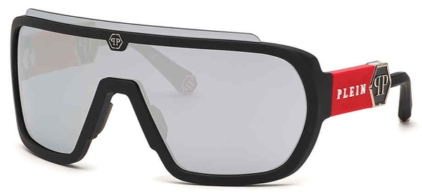 Philipp Plein SPP078 Sunglasses Men's Shield