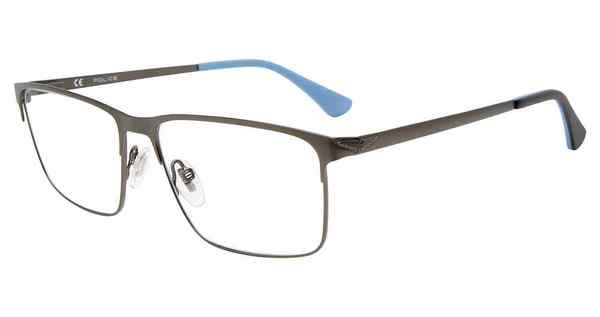 Police Tailwind-Evo-5 VPLD06 Eyeglasses Frame Men's Full Rim Rectangle Shape