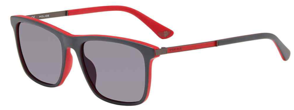  Police SPLA56 Sunglasses Men's Square Shape 