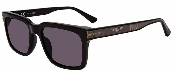  Police SPLF12 Sunglasses Men's Rectangle Shape 