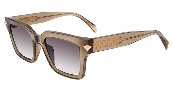  Police SPLF32 Sunglasses Women's Square Shape 