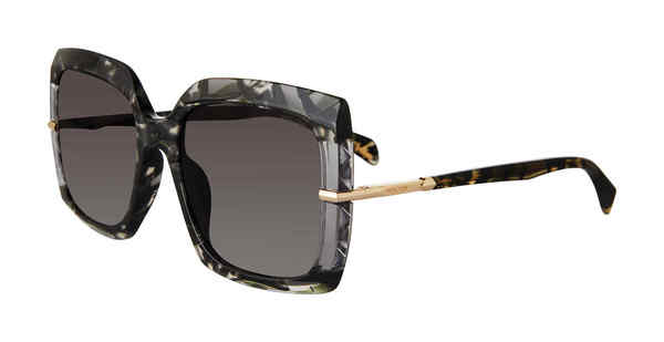  Police SPLG23 Sunglasses Women's Square Shape 