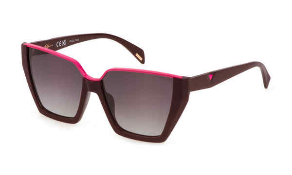 Police SPLL33 Sunglasses Women's Square Shape