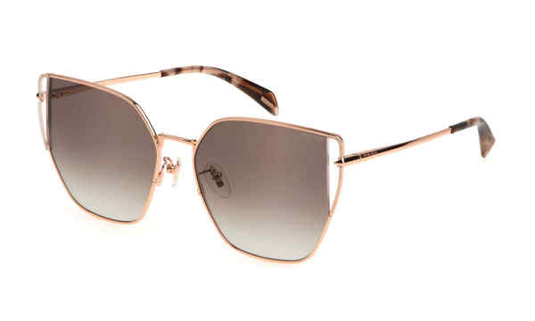 Police SPLL38 Sunglasses Women's Butterfly Shape