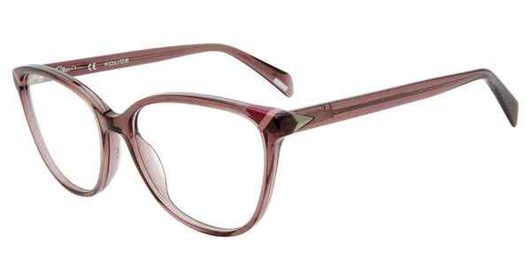  Police VPLD90V Eyeglasses Women's Full Rim Square Shape 