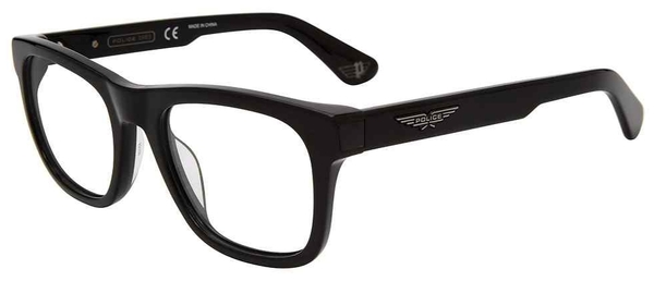  Police VPLE37 Eyeglasses Men's Full Rim Square Shape 