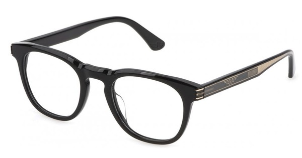  Police VPLF04 Eyeglasses Men's Full Rim Round Shape 