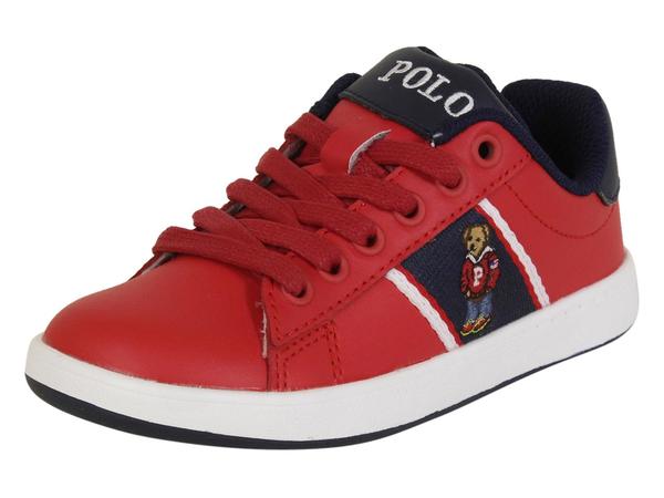  Polo Ralph Lauren Little/Big Boy's Quilton Bear Sneakers Shoes 