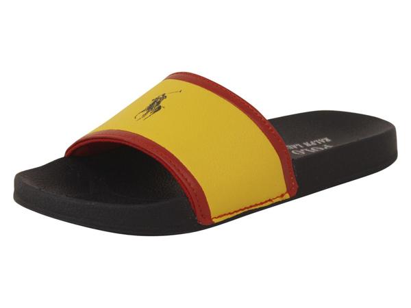  Polo Ralph Lauren Little/Big Boy's Quilton-Slide-II Slides Sandals Shoes 